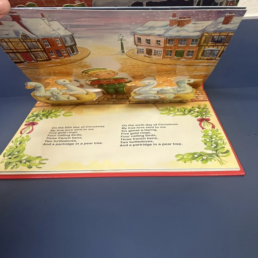 New The Twelve Days of Christmas A Pop-Up Storybook /1st Edition 1994 Hard Cover